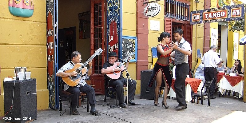 Horizonte 366.jpg - a Roadside-Restaurant in the District of "La Boca" inBuenos Aires.There are countless Tango-schools and -locals in this bustling Quarter in the southofArgentina's Capital, but visiting the Nightlife there maybe not recommended forTourists...Position: S 58°21'43"/W 34°38'17", elevation: 9m/30ft above SealevelCamera:Panasonic TZ 41, date: 10/01/2014, 13:18 local